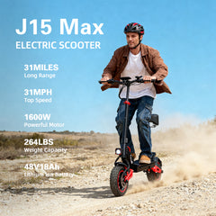 Trottinette électrique pliable haute vitesse Arwibon Q30 pour les déplacements quotidiens 
